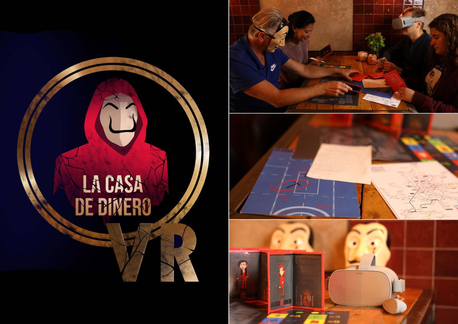 VR escape game La casa de dinero 1 La casa de dinero