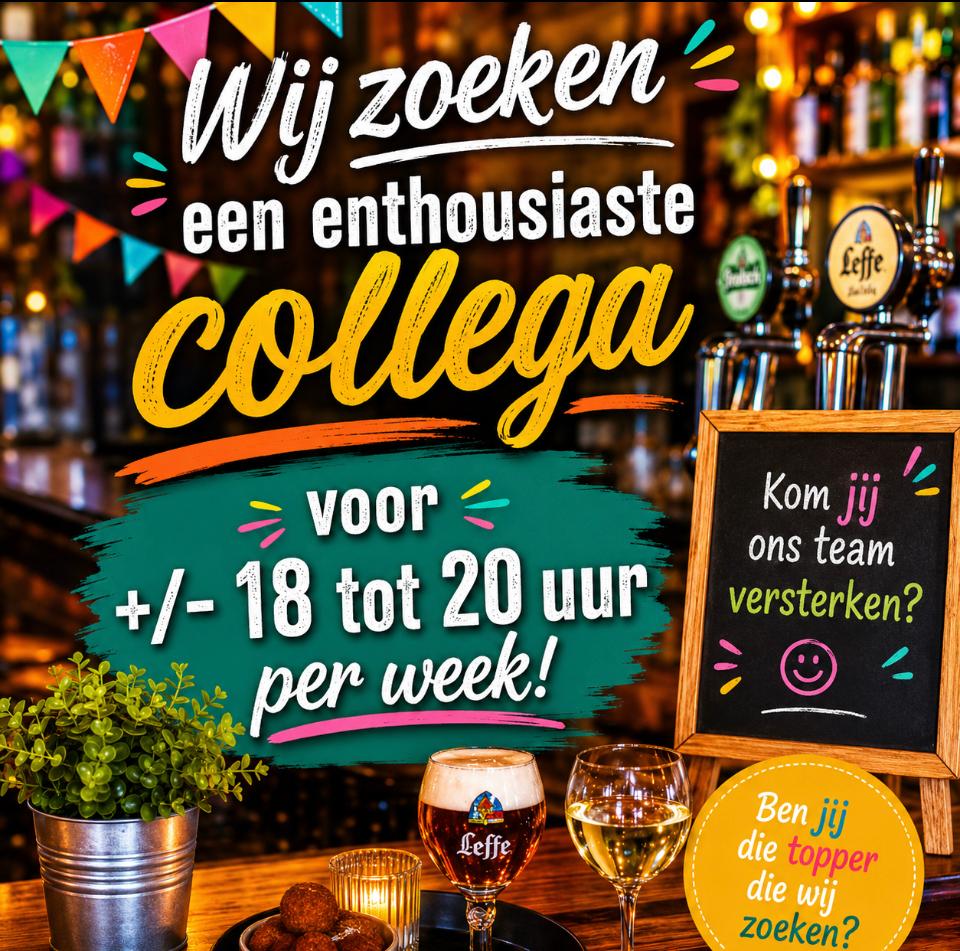 Horeca toppers gezocht